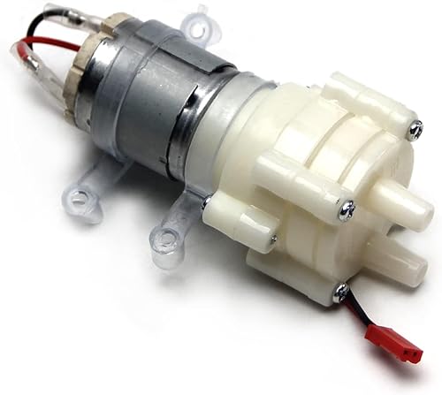 DC 12V Self Priming Pump with JST Wire Diaphragm Pump 7mm Micro Diaphragm Fresh Water Pump Water Cooling Pump for Coffee Machine, Ice Maker, Water Dispenser