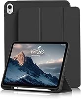 Vista 31 de Kenke - Funda para iPad 11/10ª generación con portalápices 11/10.9 pulgadas 2025 A16/2022, carcasa trasera transparente de acrílico PC duro y borde