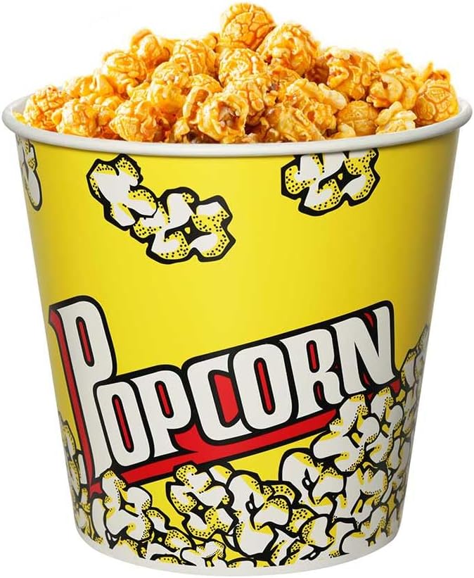 130 Ounce Disposable Popcorn Bucke, 300 per case