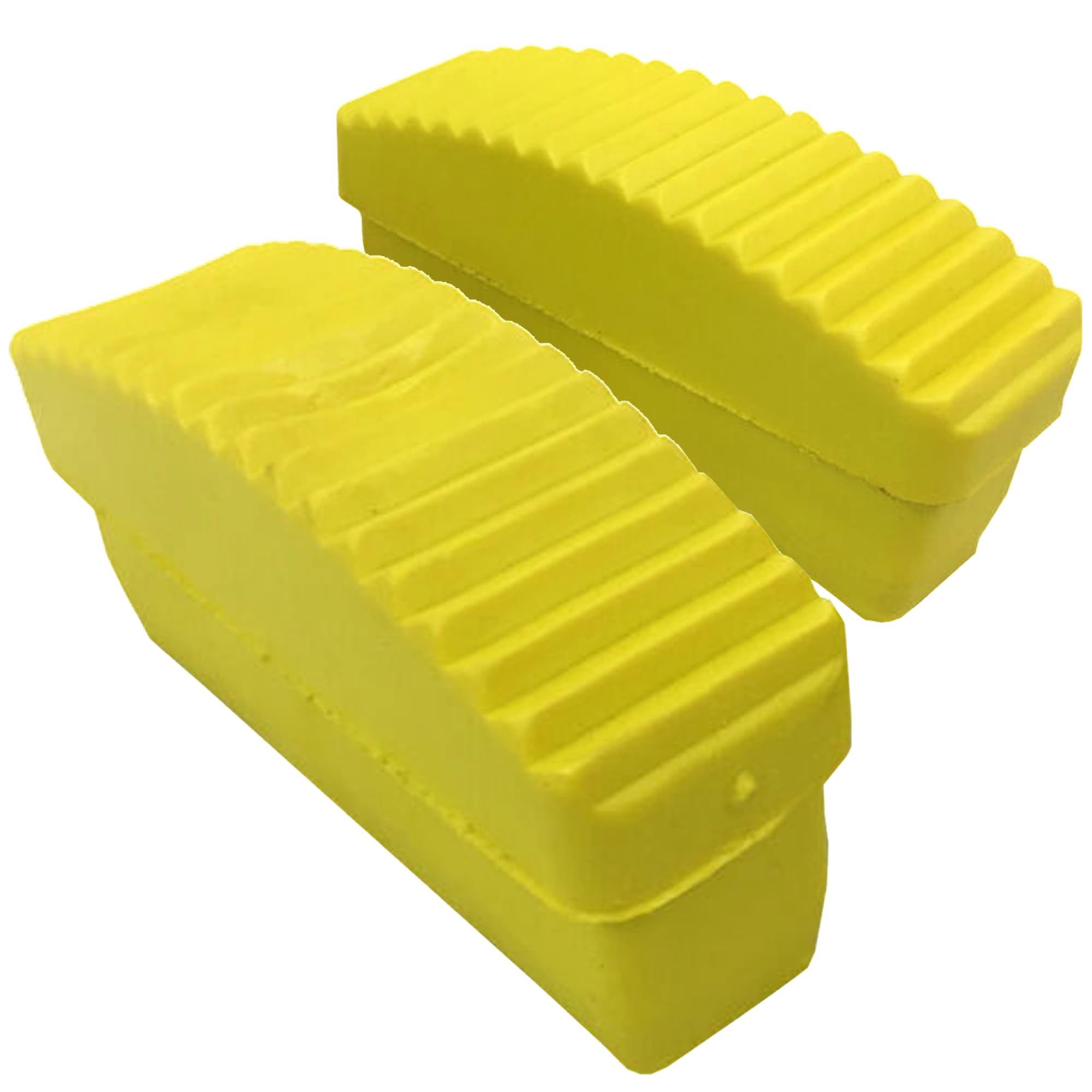 Ketoplastics Yellow Ladder Feet Step Ladder Feet Rubber Replacement Non-Slip For Aluminum Ladders 84Mm X 22Mm