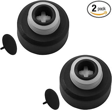 440012803 Solution Tank Cap Compatible with Hoover Carpet Cleaner, PowerDash Pet, SmartWash, and FloorMate Jet, Replacement for Hoover FH50700 FH50702 FH50703I FH50710 2 Pack