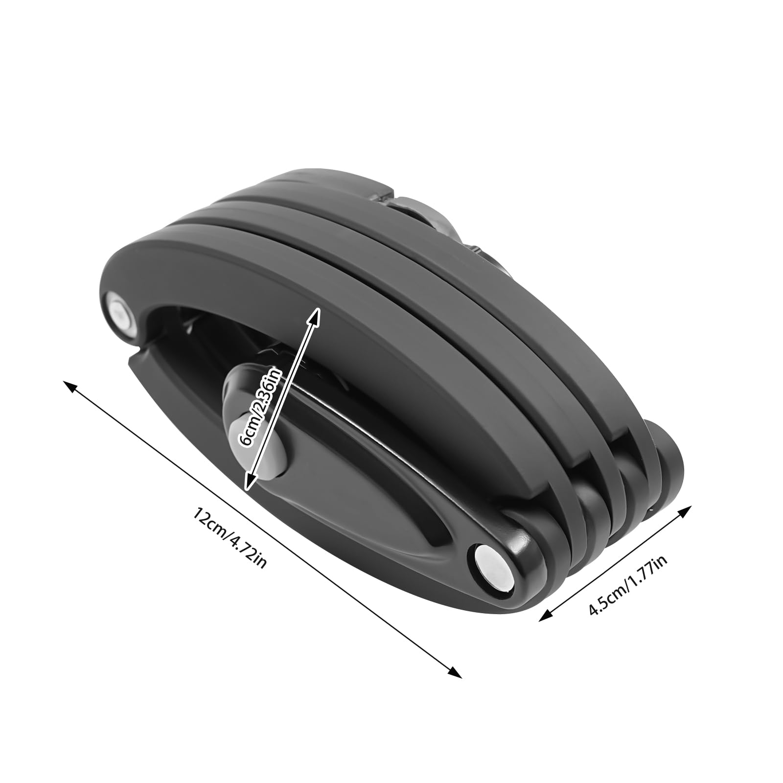 Lucchetto pieghevole per bicicletta, lunghezza 85 cm, combinazione a 4 cifre, per bicicletta, e-bike, bici da corsa, mountain bike