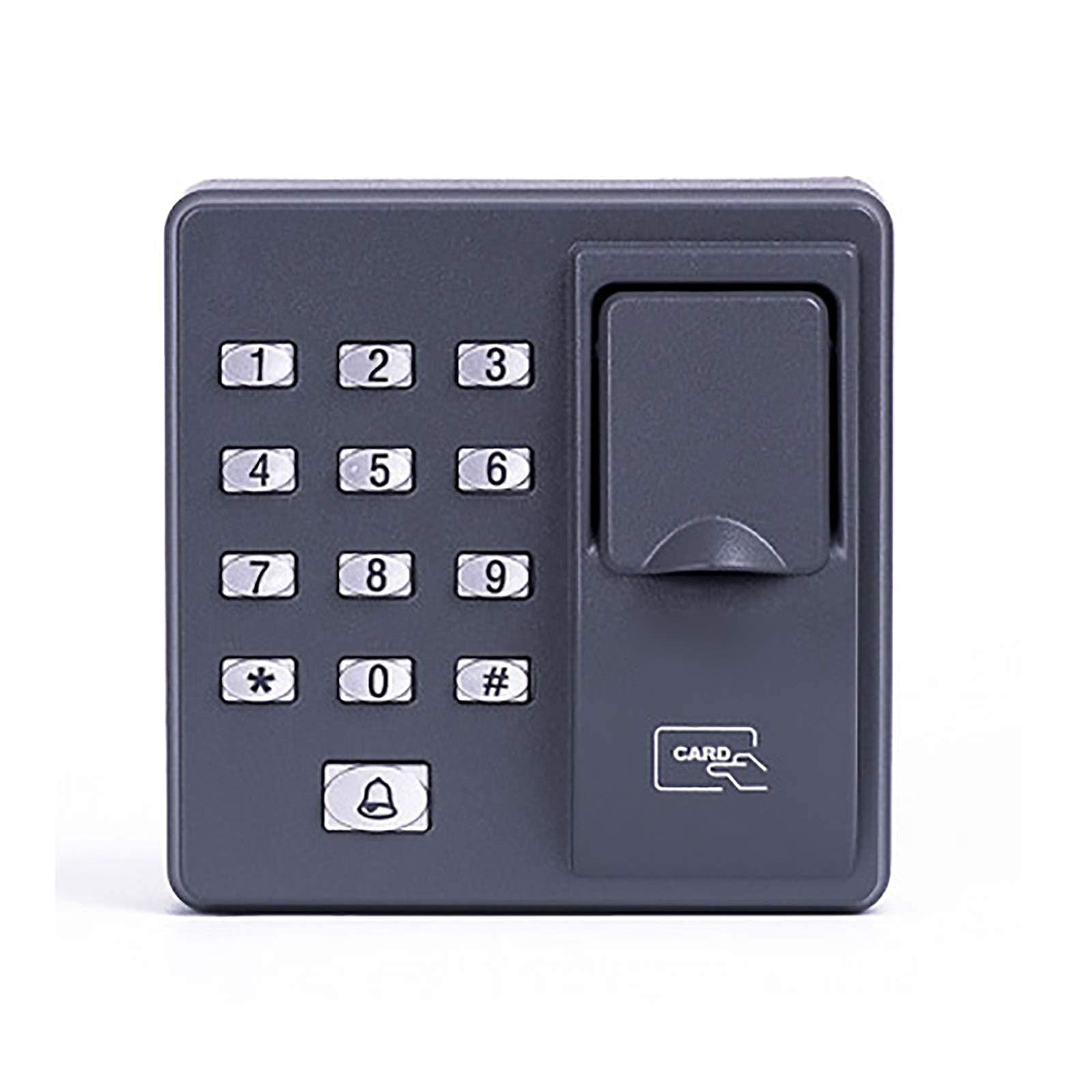 NBLD Time Attendance Machine Fingerprint Password Access Control Fingerprint and ID Card Attendance Machine for Hospital Hotel Factory (Color : Photo Color, Size : 8.5x2.9x8.5cm) (Photo Color 8.