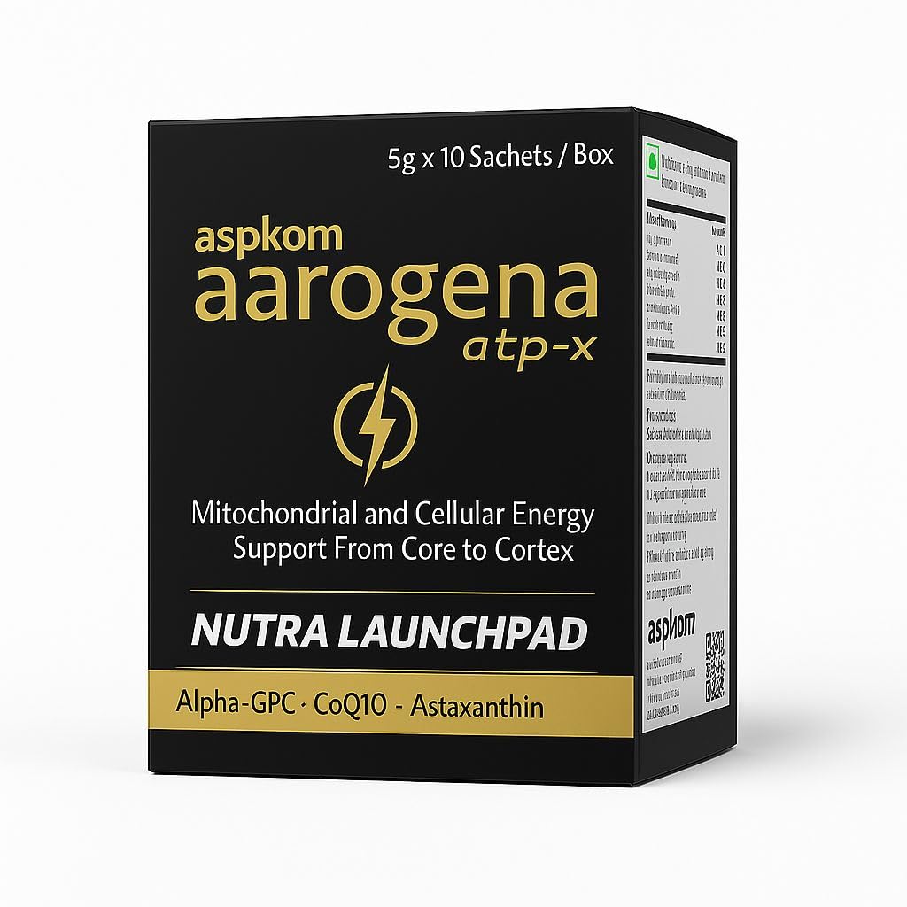ATP Supplement - Cellular Energy Mitochondria Boost with Alpha GPC, CoQ10, Astaxanthin, Acetyl L-Carnitine, Magnesium L-Threonate - Brain and Heart Support Powder for Men Women - 10 Sachets 1