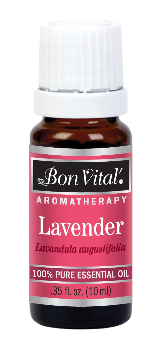Bon Vital' Aromatherapy Lavender Essential Oil, Undiluted Therapeutic Aroma Oil for Aroma Therapy Diffuser, Diffuser, Skin Care Products, Goodnight Sleep, Heals Sun Damage, 10 mL