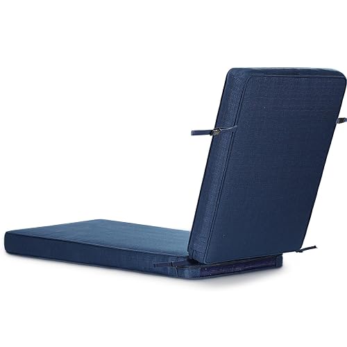SUNROX All-Weather Fade-Resistant Lounge Chair Cushions DryFast Foam Chaise Lounge