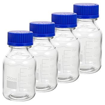 大きい蓋付き　ガラス瓶　試薬瓶 大きな蓋付きガラス瓶 試薬瓶 | 古雑貨,ガラス | R-select