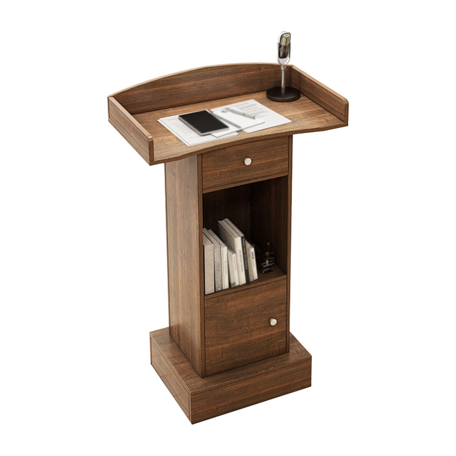 Scrivania regolabile con cassetto bloccabile per postazione di lavoro per reception e bancone