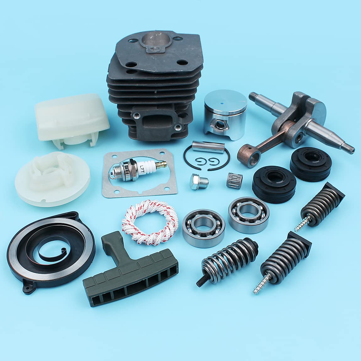 Kit de pistón de Cilindro de 44mm for Filtro de Aire Amortiguador de cigüeñal 340 345 350 Piezas de Repuesto de Motosierra Motosierra
