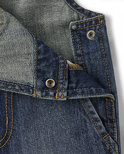 Image of The Children's Place Baby Boys' And Toddler Denim Short Overall