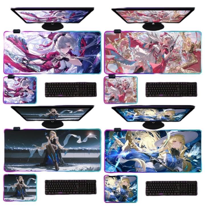 鳴潮　プレイマット　スリーブ　セット　フィービー Amazon.co.jp: 鳴潮 グッズ マウスパッド RGB発光 ゲーミングマウス