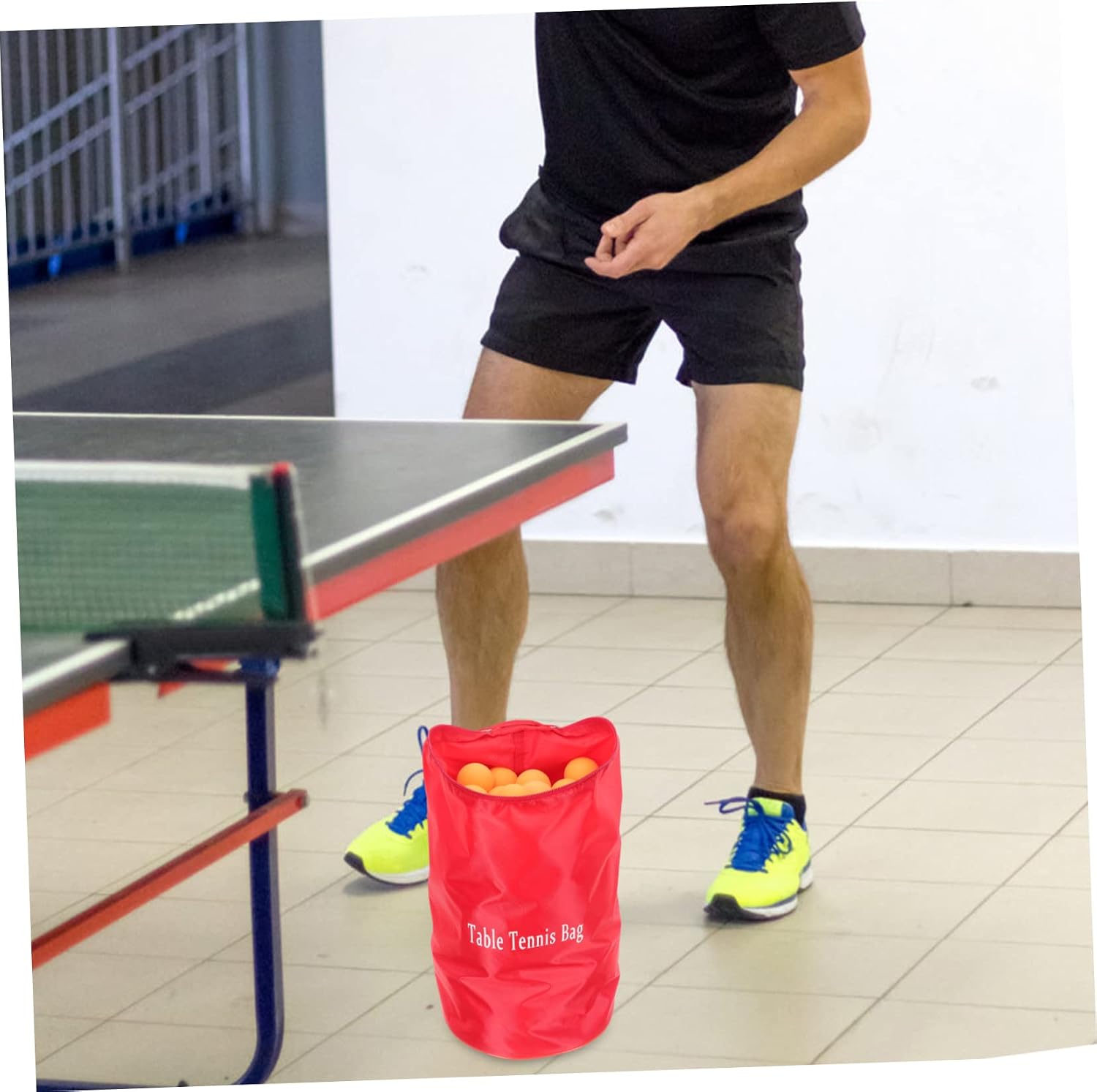 POPETPOP Bag Portable Table Tennis Container Pouch for Easy Storage and Transport of Convenient Sports Accessory