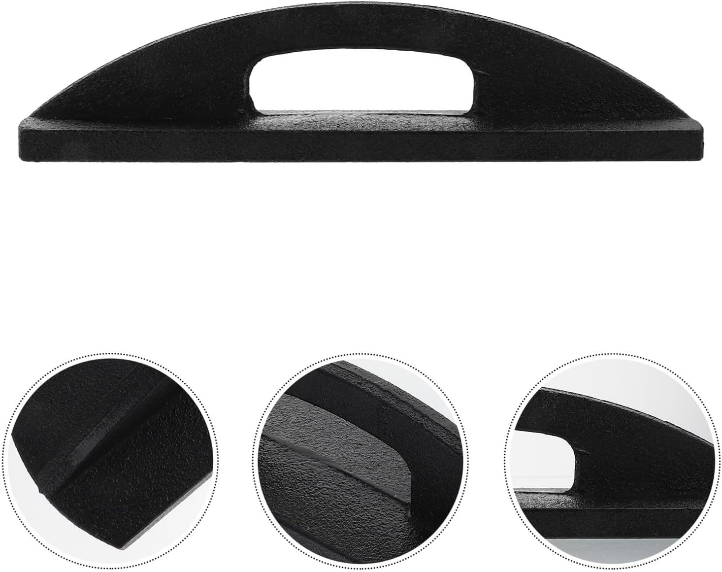 Iron Clapper for Quilting and Fabric Cutting, Black Round Edges Tool