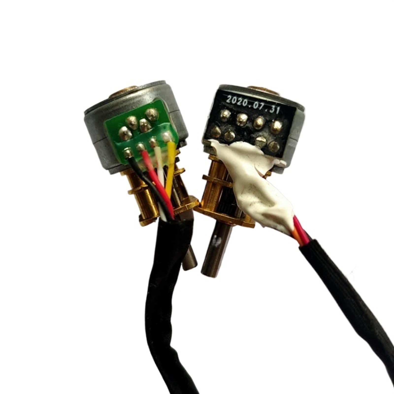 EKFBQBGW 15Mm All-Metal Gear Reduction Stepper electronic starter DIY electronic starter 2-Phase 4-Wire Stepper electronic starter