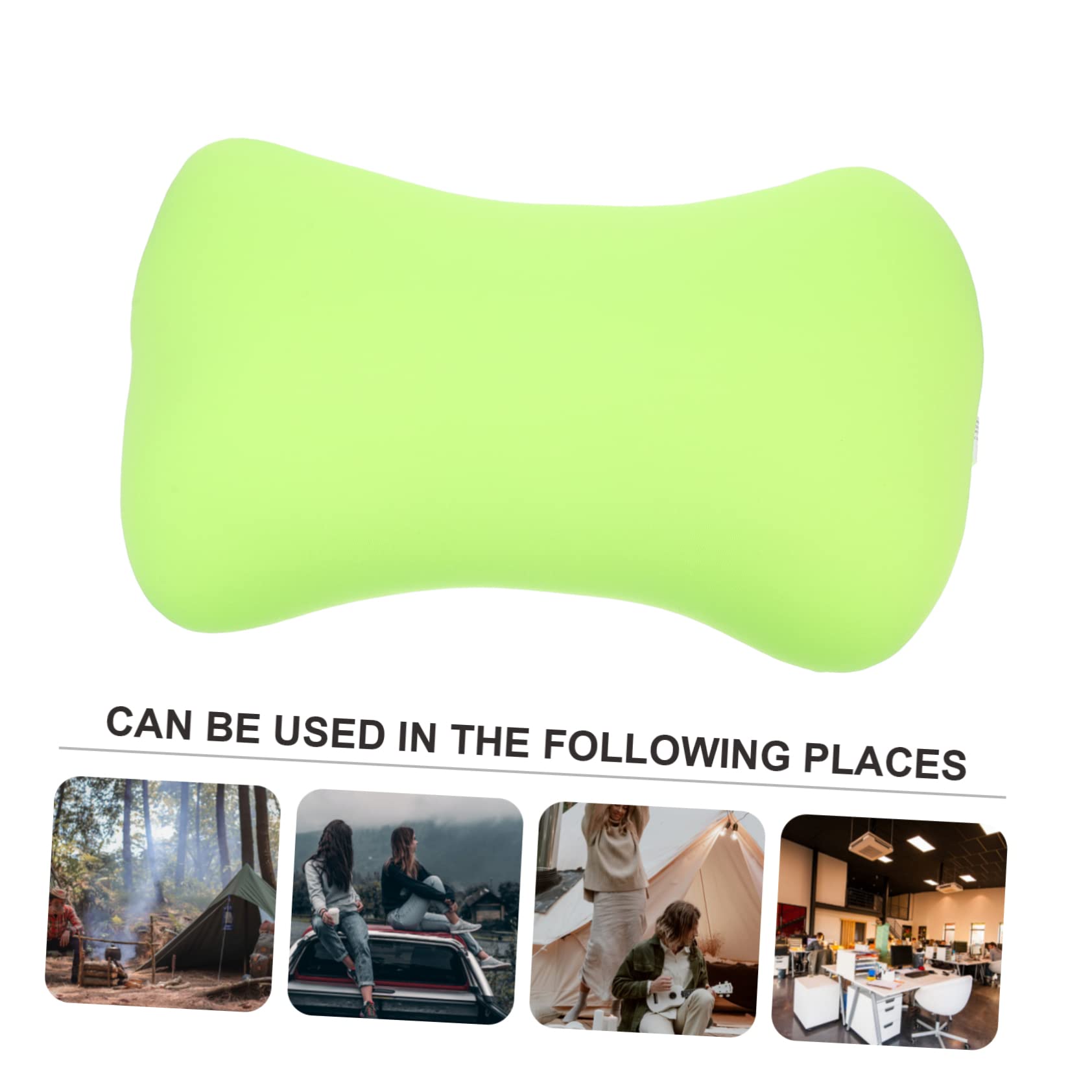 OUNONA Almohada Portátil para Acampar Resistente al Desgaste, Verde