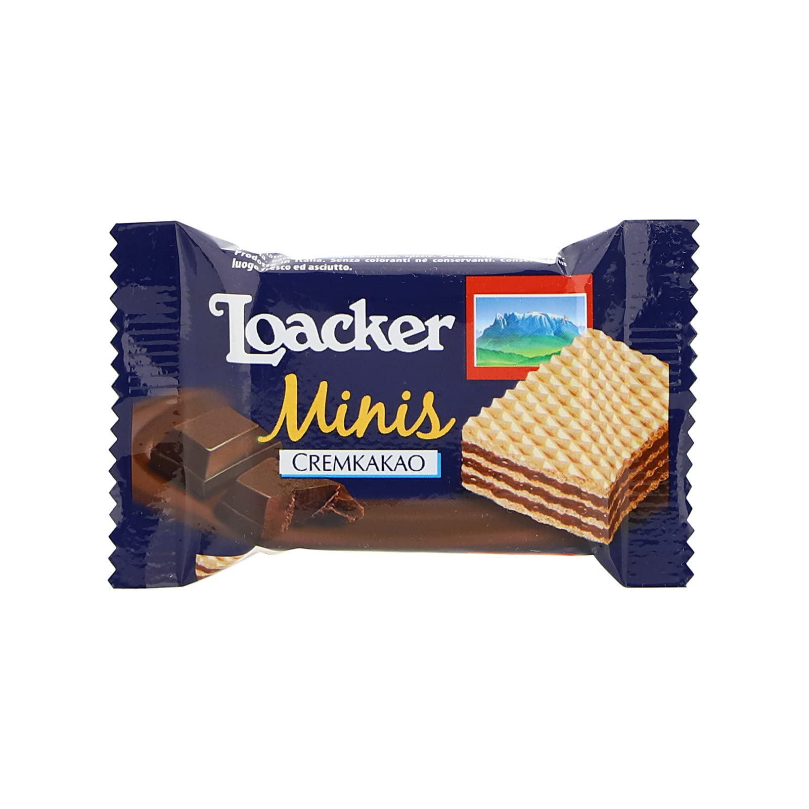 Biscotti Wafer Loacker Cremkakao Cacao 200 Pezzi da 10 g Cioccolato Cacao
