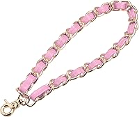 Vista 13 de uxcell Correa de cuero para muñeca, 8 pulgadas, correa de muñeca de repuesto de cuero para cartera de embrague, llavero, bolsa, bricolaje, negro +