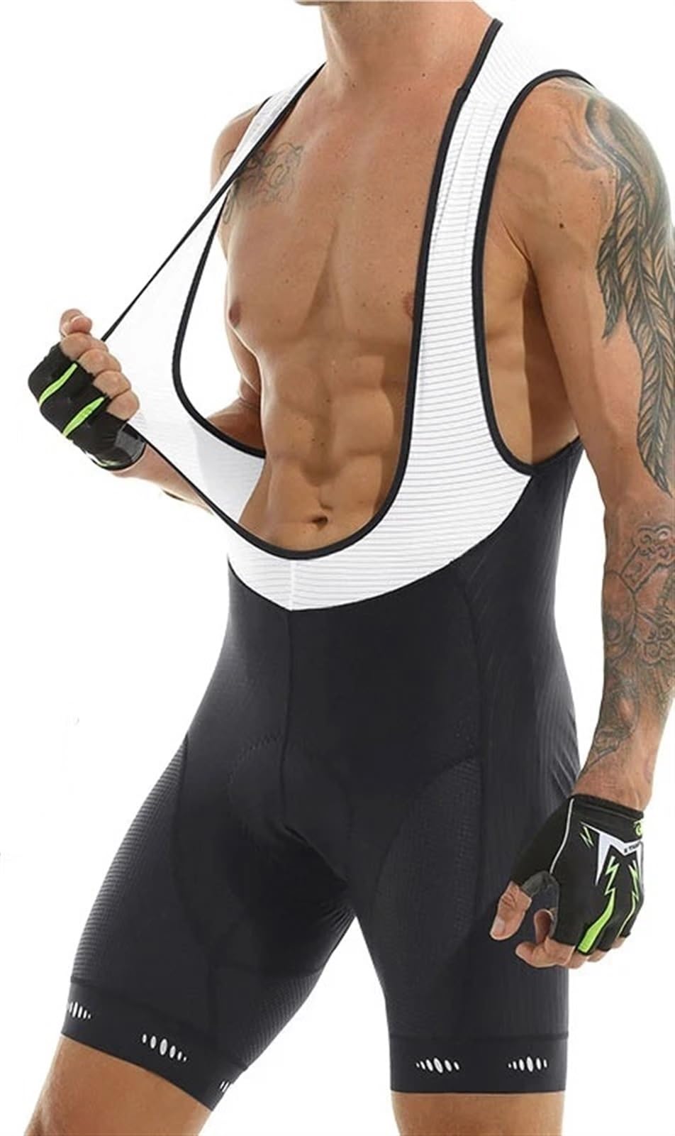 Cuissard à Bretelles Cyclisme Homme Competitive Edition Polyester Séchage Rapide Poche