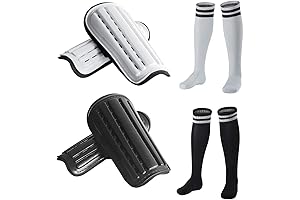 2 Pairs Women's Premium Shin Guards and Socks