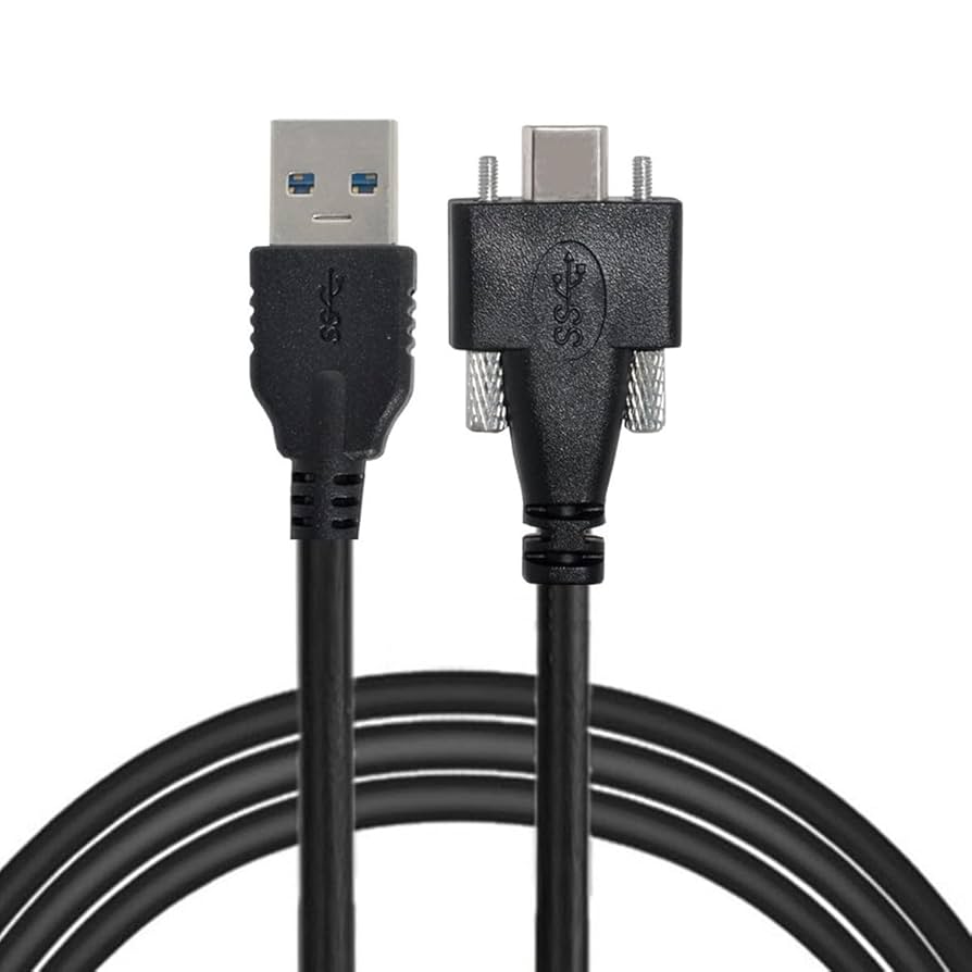 Type-C デュアルスクリューロック、標準USB3.0データケーブル　1.2 Amazon.co.jp: Cablecc USB 3.1 Type-Cデュアルスクリューロック