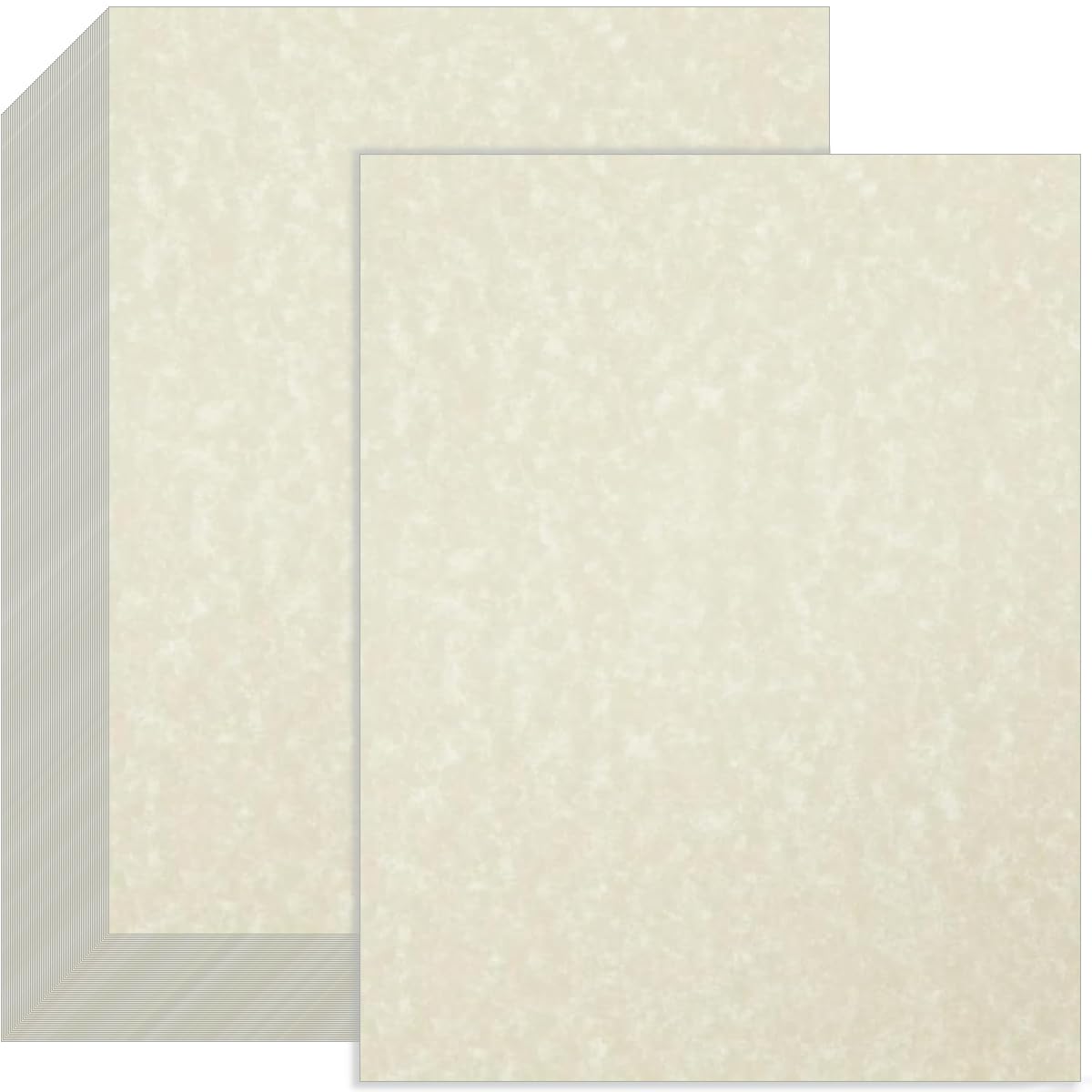 Wonninek A4 Certificate Parchment Paper 60 Sheets Resume Paper 21 * 29.7cm, Double-Sided Stationary Diploma for Printing, Business Cards, Invitations (A4 Size 100GSM)