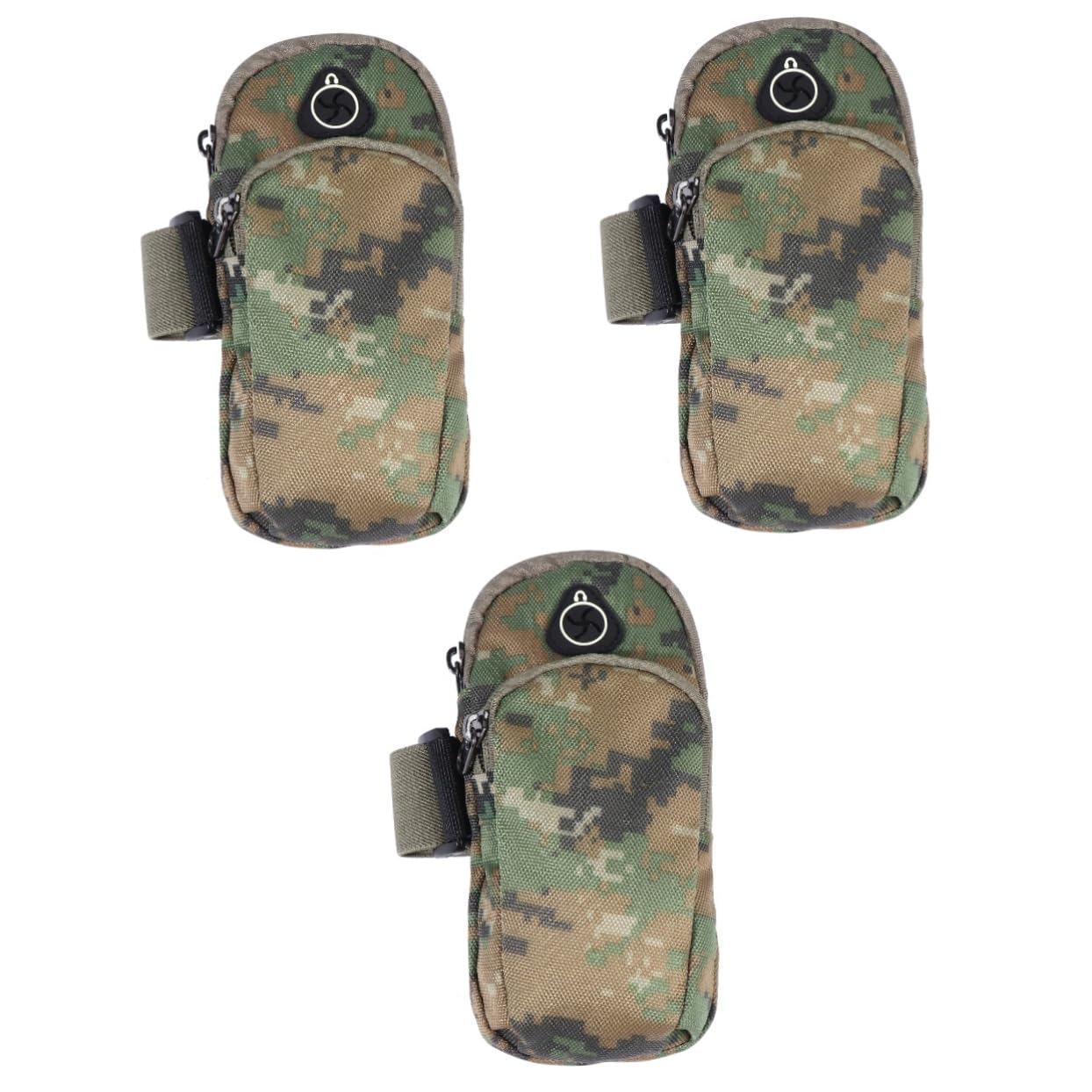 UKCOCO 3 Piezas Bolsa De Brazo para Teléfono Móvil Al Aire Brazaletes para Correr Soporte para Teléfono con Brazalete Soporte para Correr Universal Tela Oxford Bolsa De Muñeca