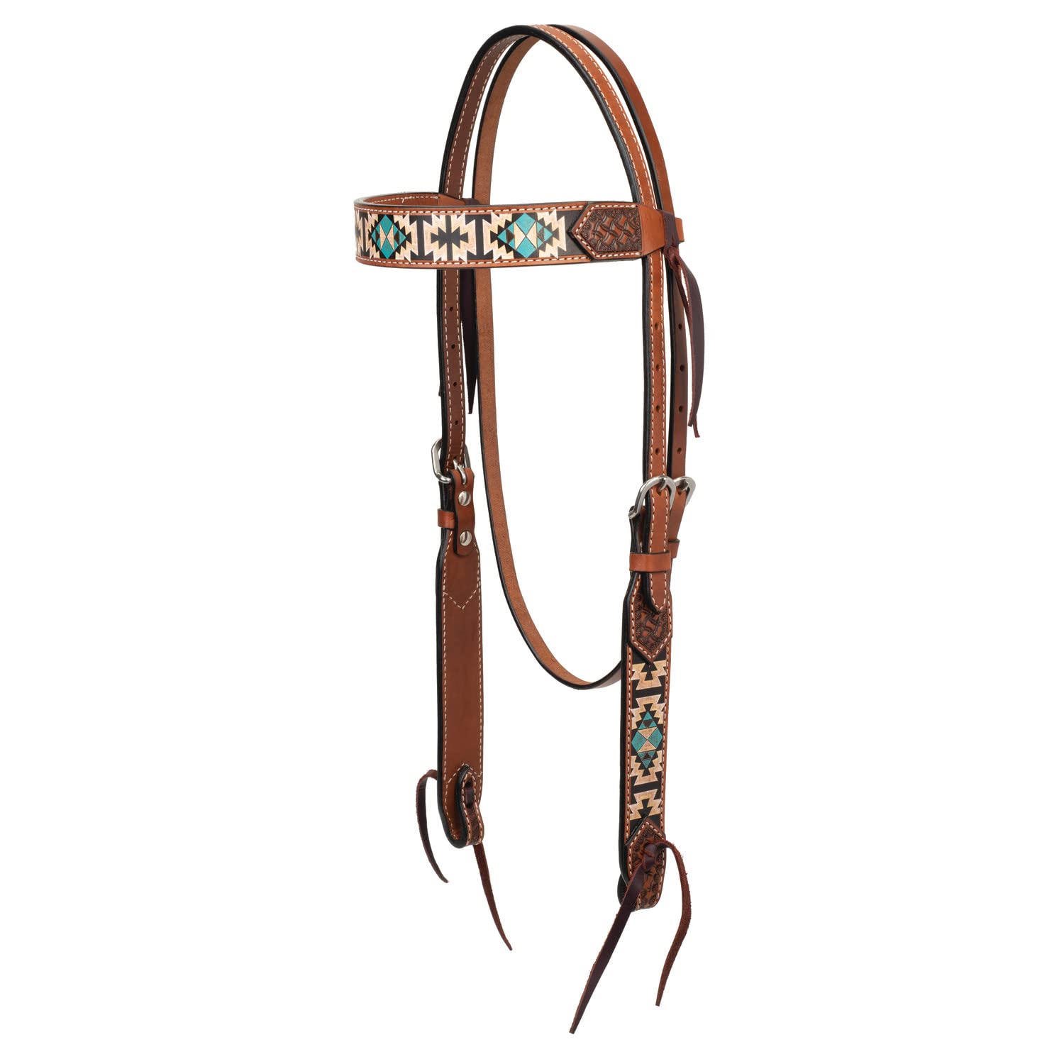 Weaver LeatherWeaver Leather Nylon Browband Bridle, Brown