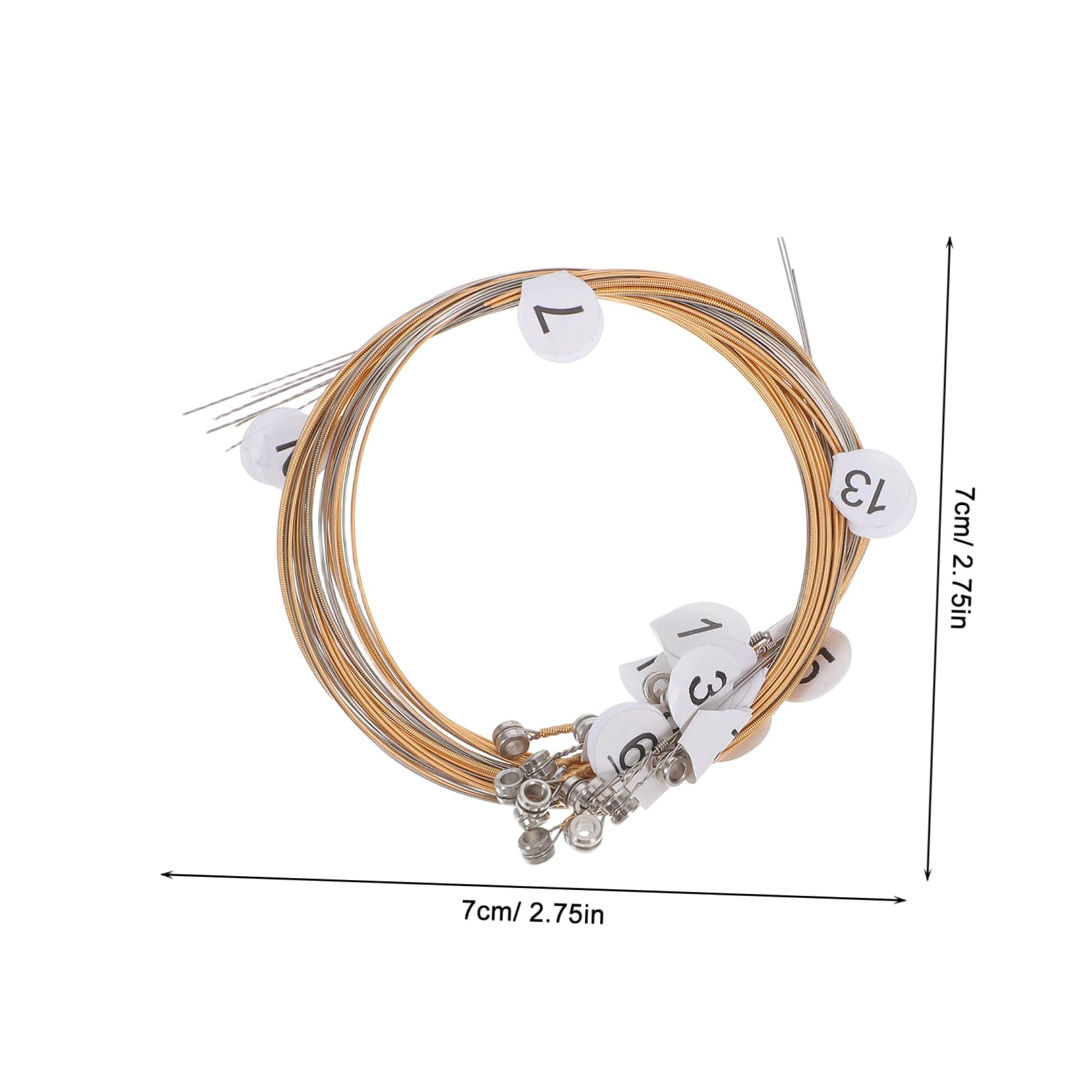 ULDIGI Elegant Lyre Harp Strings Steel Strings for Lyre Harp Music Instrument Accessories Easy Replacement