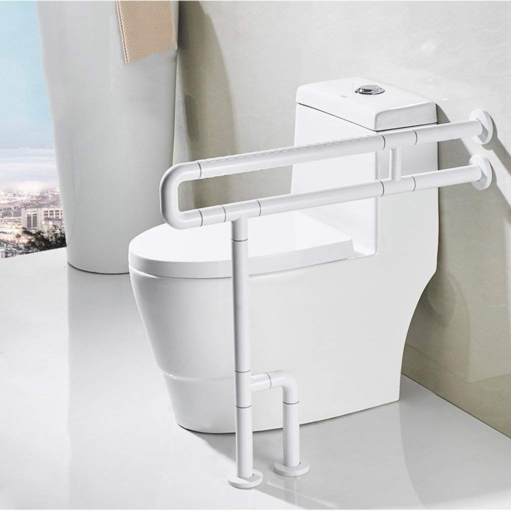 Barra De Seguridad Resistente para Ducha Y Bañera, Barra De Agarre De Acero Inoxidable con Ventosa, Pasamanos De Apoyo De Seguridad, Pasamanos Antiagarrones para Mujeres,White