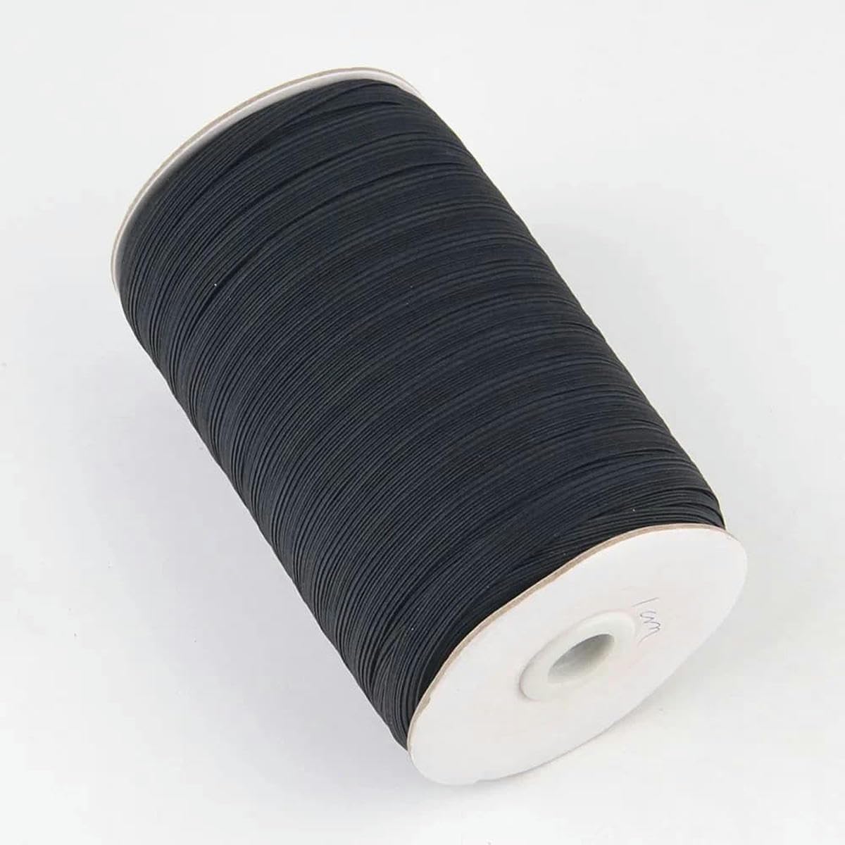 30/90/180 Meter Gummibänder, weiß und schwarz, 6/8/10/12/15/20 mm, Polyester-Gummibänder für Kleidung, Nähzubehör, Schwarz, 8 mm, 90 Meter