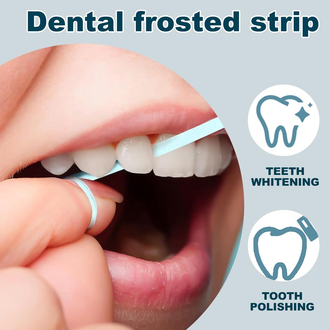 1 Scatola Carta Vetrata Dentale, Strisce Abrasive Interdentali, Carta Abrasiva Dentale Per Fessure, Strisce Per Lucidare I Denti Portatili, Lucidatura Dei Denti, Rimozione Del Tartaro