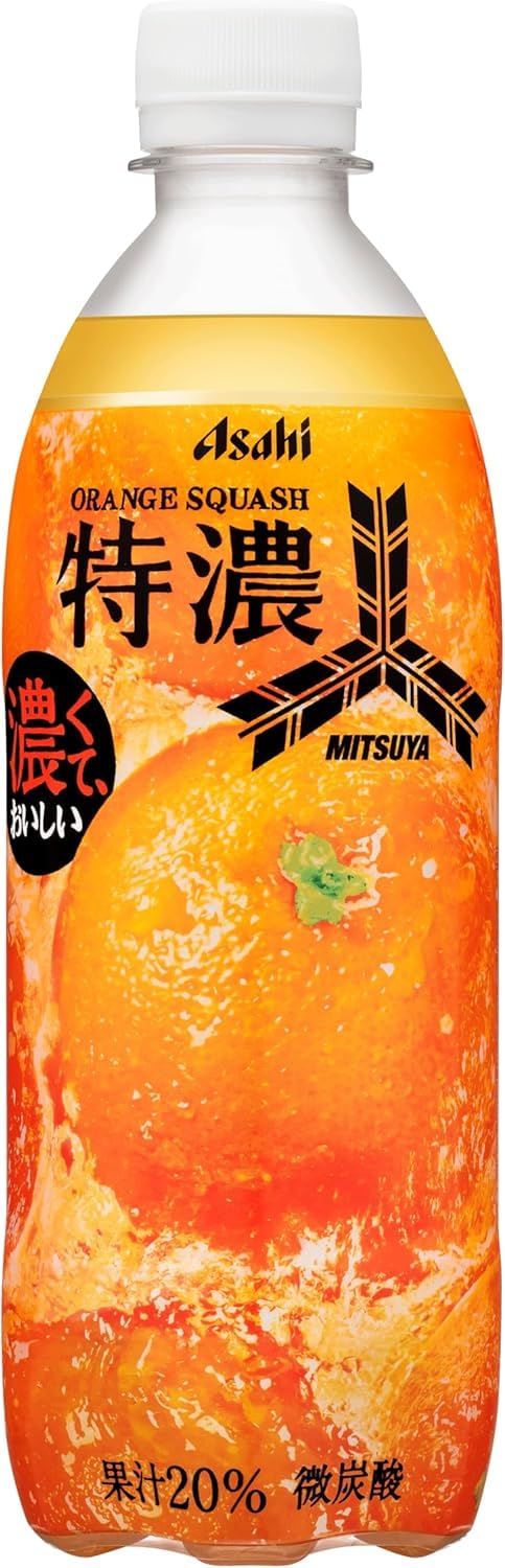 Amazon.co.jp: アサヒ飲料 三ツ矢 特濃オレンジスカッシュ 500mlペット