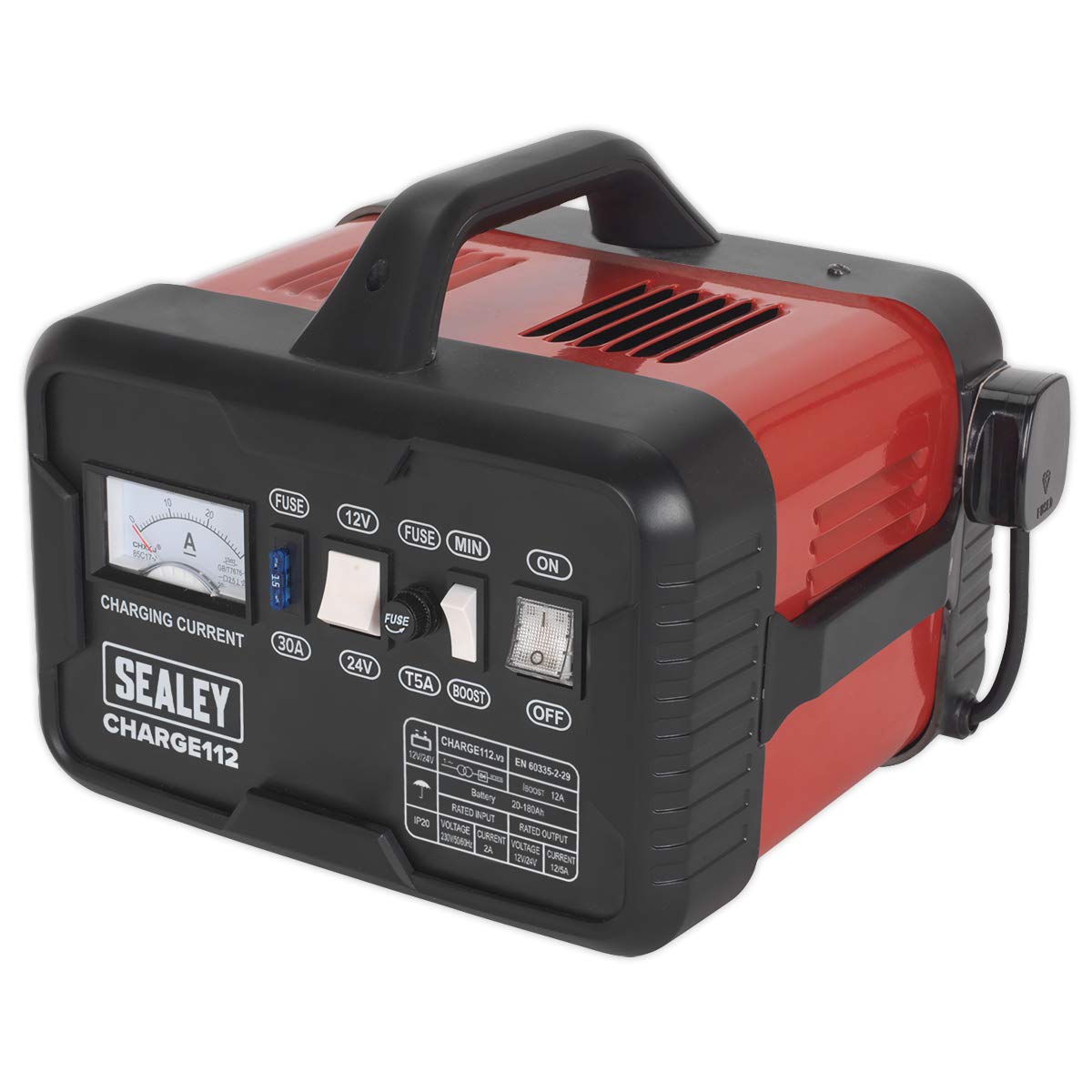 Sealey Charge112 Battery Charger 16Amp 12/24V 230V