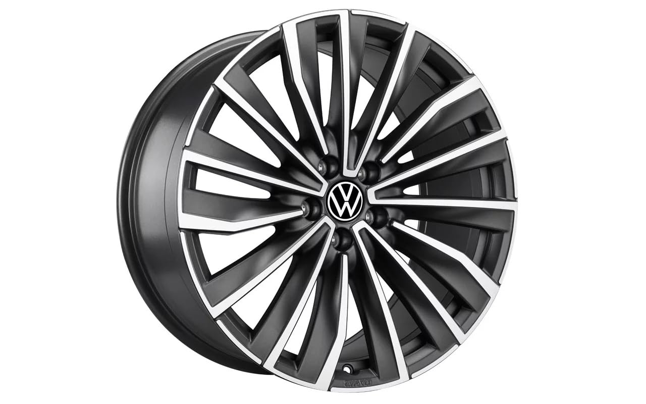 Volkswagen ID.7 Cerchio in Lega Seoul, Alluminio-Magnesio-Silicio, Grafite Scuro Opaco/Lucidato, 9,5J x 20, PCD 112/5, ET47, 20 Pollici