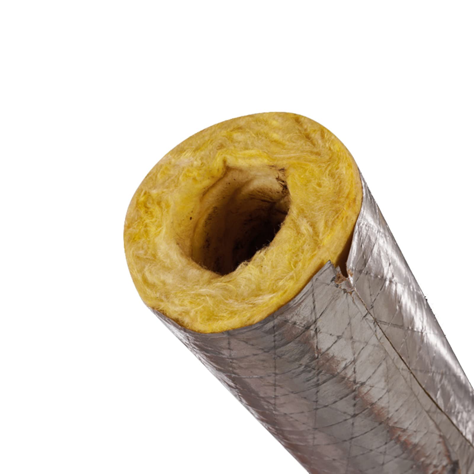 Buy ZLL Open Self adhesive Glass Wool Tube Shell, Closed cell Insulation Tube, High