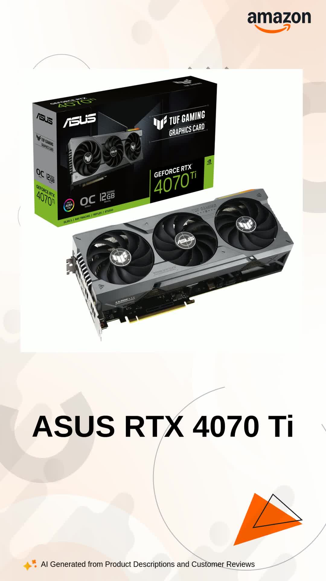 Amazon.in: Buy ASUS TUF Gaming NVIDIA GeForce RTX™ 4070 Ti OC