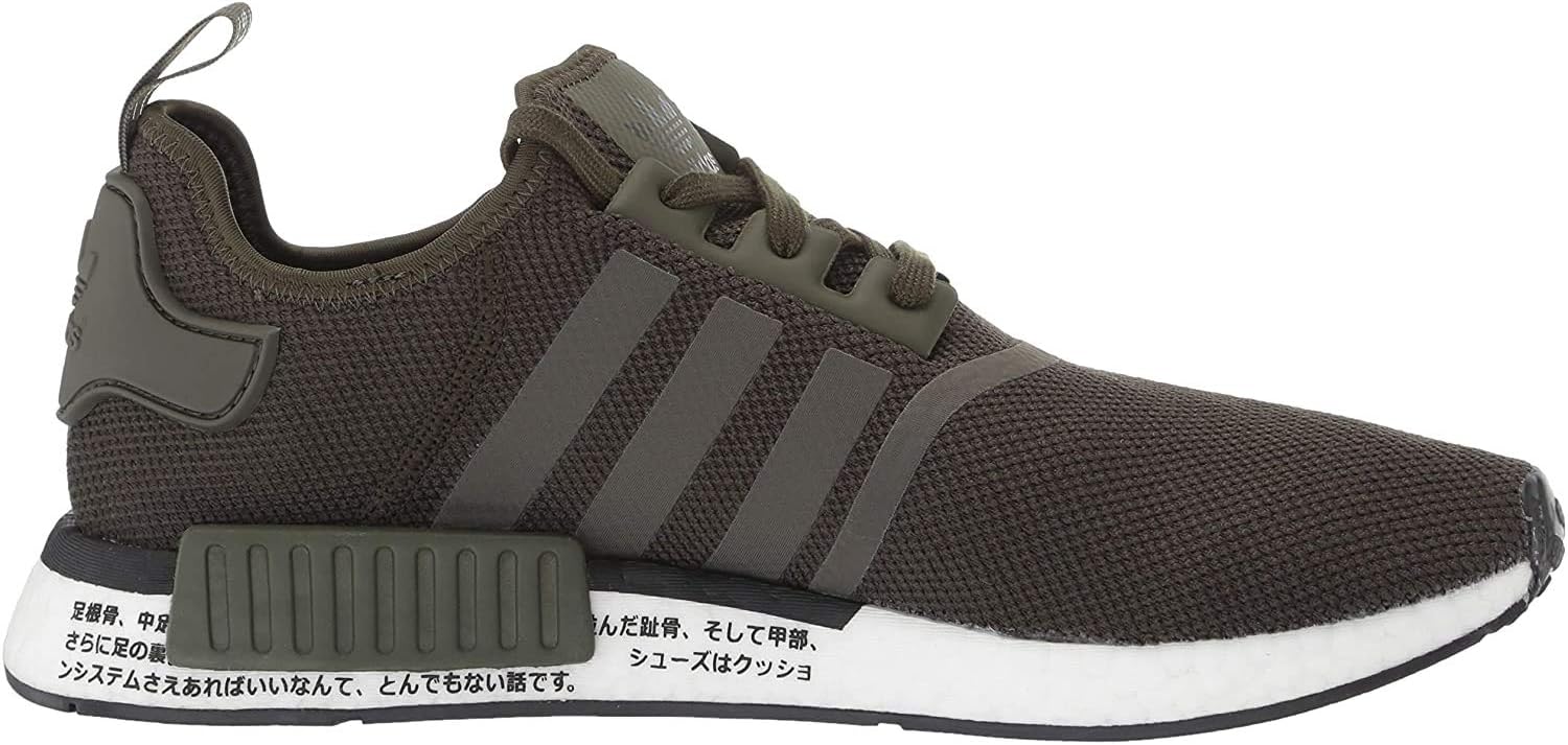 Zapato de running nmd r1 para hombre de adidas originals night cargo night  cargo negro us