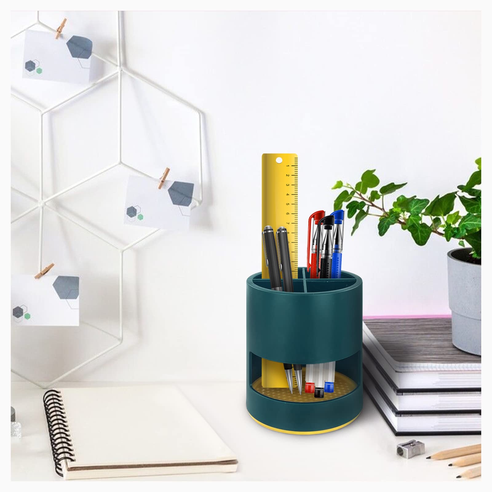 Porte-ustensiles De Cuisine Amovible 3 étages - Avec Trous De Drainage, ABS, Pour Couverts Et Petits Objets