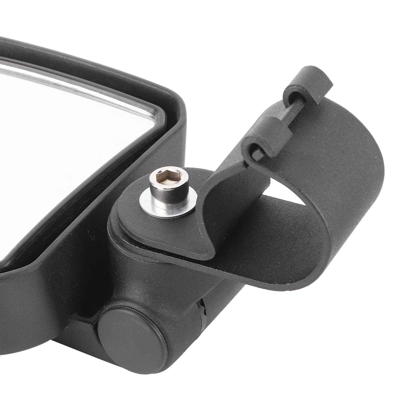 Generic Uniwersalne Lusterko Wsteczne 1,75 Cala do Motocykla UTV ATV Rower Górski Szerokokątne Lusterko Boczne ze Stopu Aluminium