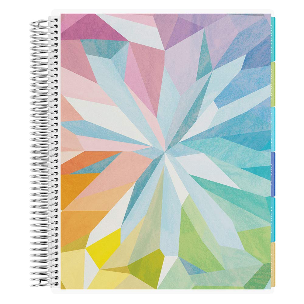 Erin Condren 12 - Month 2020-2021 Kaleidoscope Teacher Lesson Planner (August 2020-July 2021) - Oh So Retro Interior…