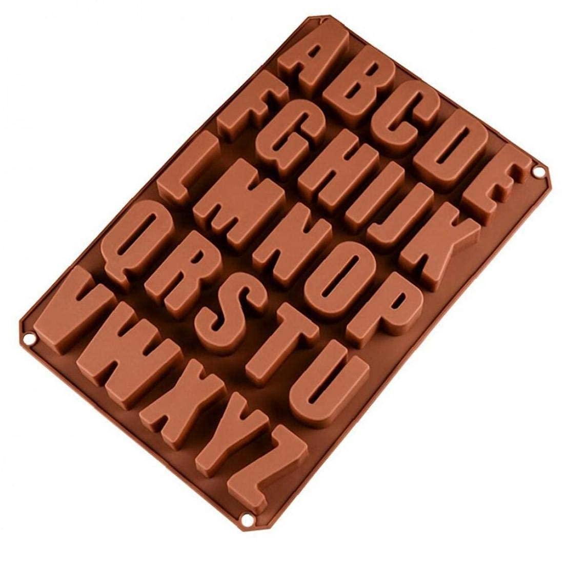 Alphabet Letters Chocolate Silicone Mould Cake Mold Candy Fondant Molds Baking Accessories Kitchen Baking Mould