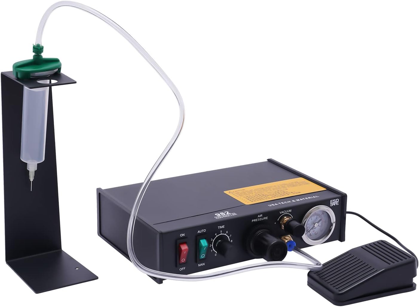 Automatic Glue Dispenser Machine，110V AC, 60Hz Solder Paste Controller Glue Dropper