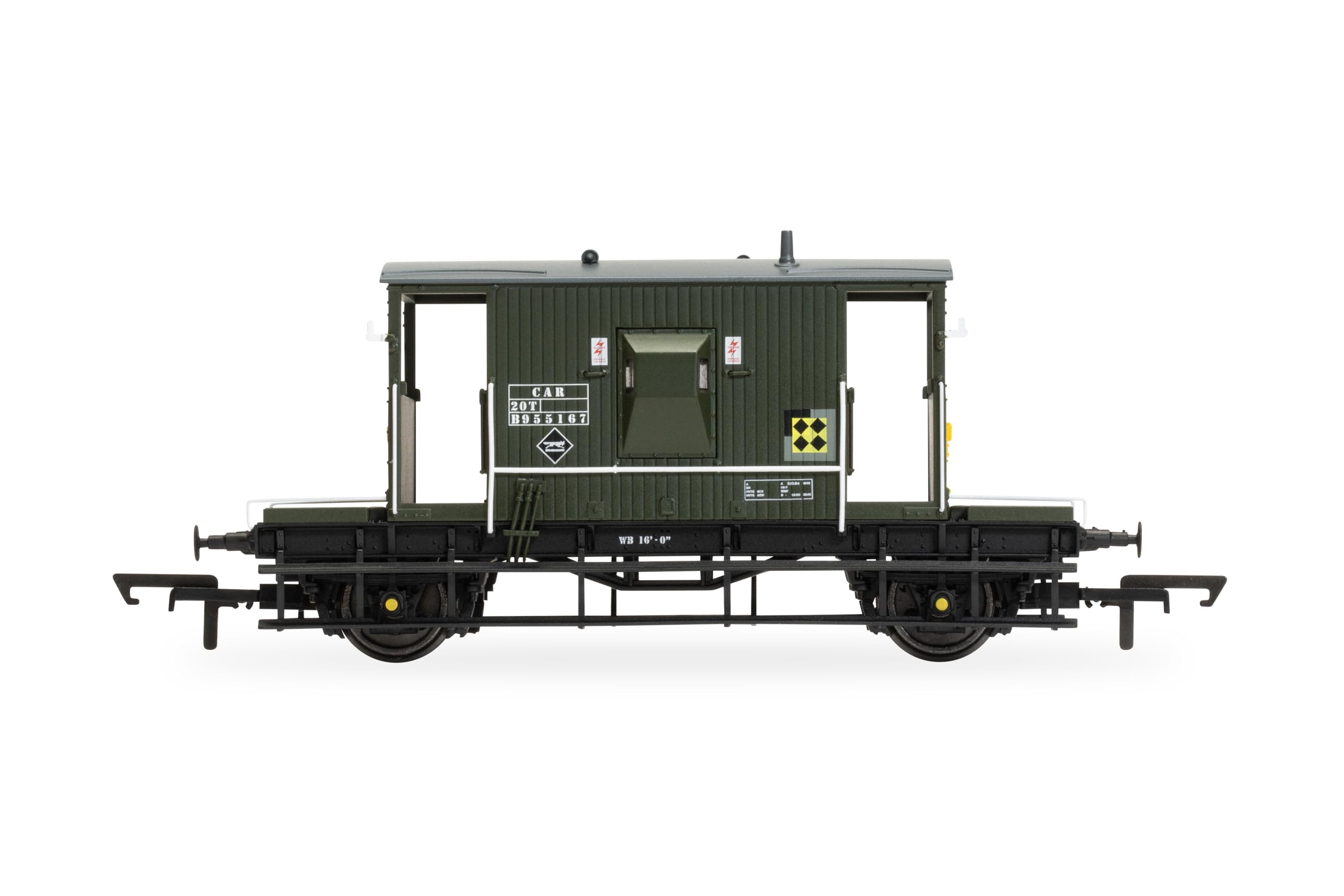 Hornby - R60290 BR Brake Van CAR B955167 Carri merci
