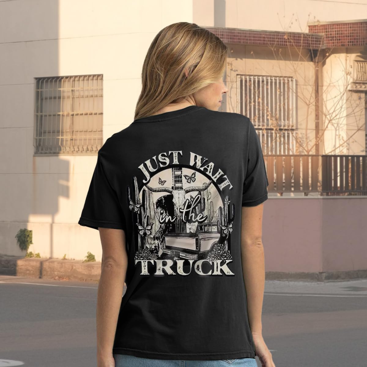 Women On My Husbands Last Nerve Shirt Funny Wife Life Skull Hand T Shirt Letter Short Sleeve Vacation Tops - Image 4