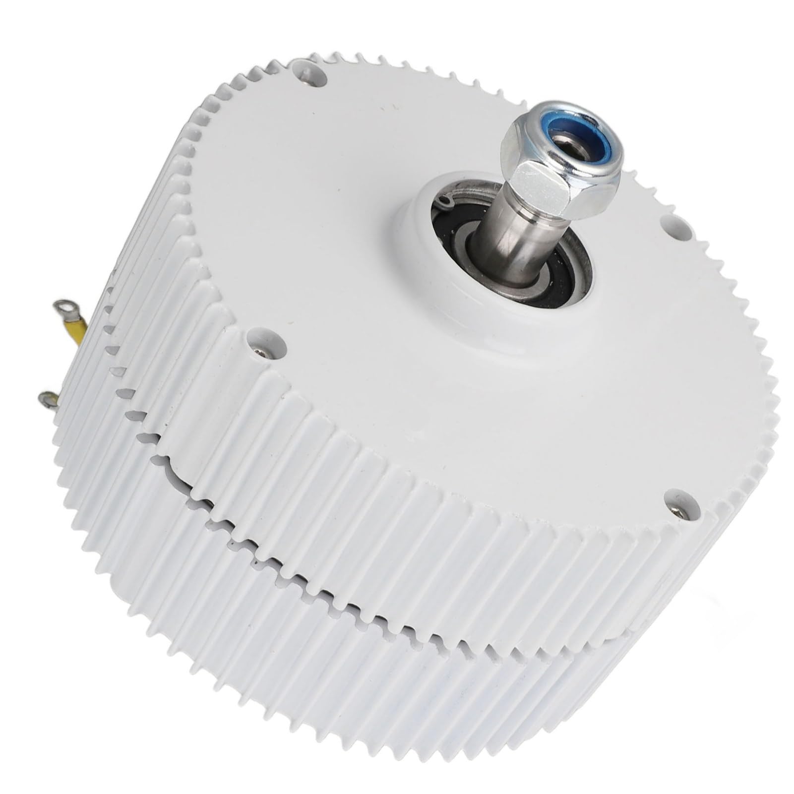 Cocoarm Alternatore a Magneti Permanenti CA Trifase 24 V Generatore a Magneti Permanenti in Acciaio Al Carbonio in Lega di Alluminio Uscita a Doppio Asse Design Compatto per Turbine Eoliche (300W)