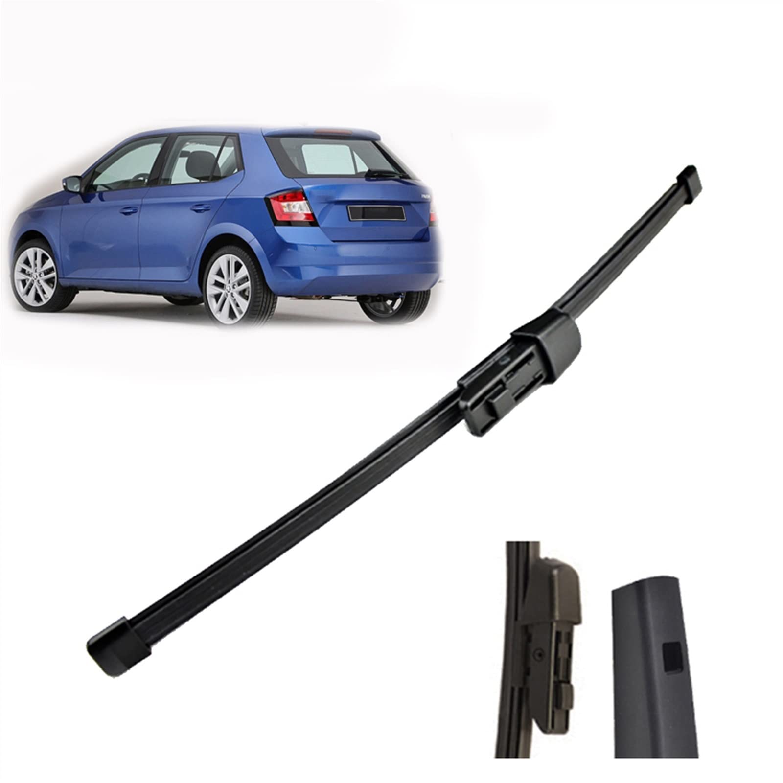 3x Limpiaparabrisas Delant. + Trasero Para Skoda Fabia II 2007