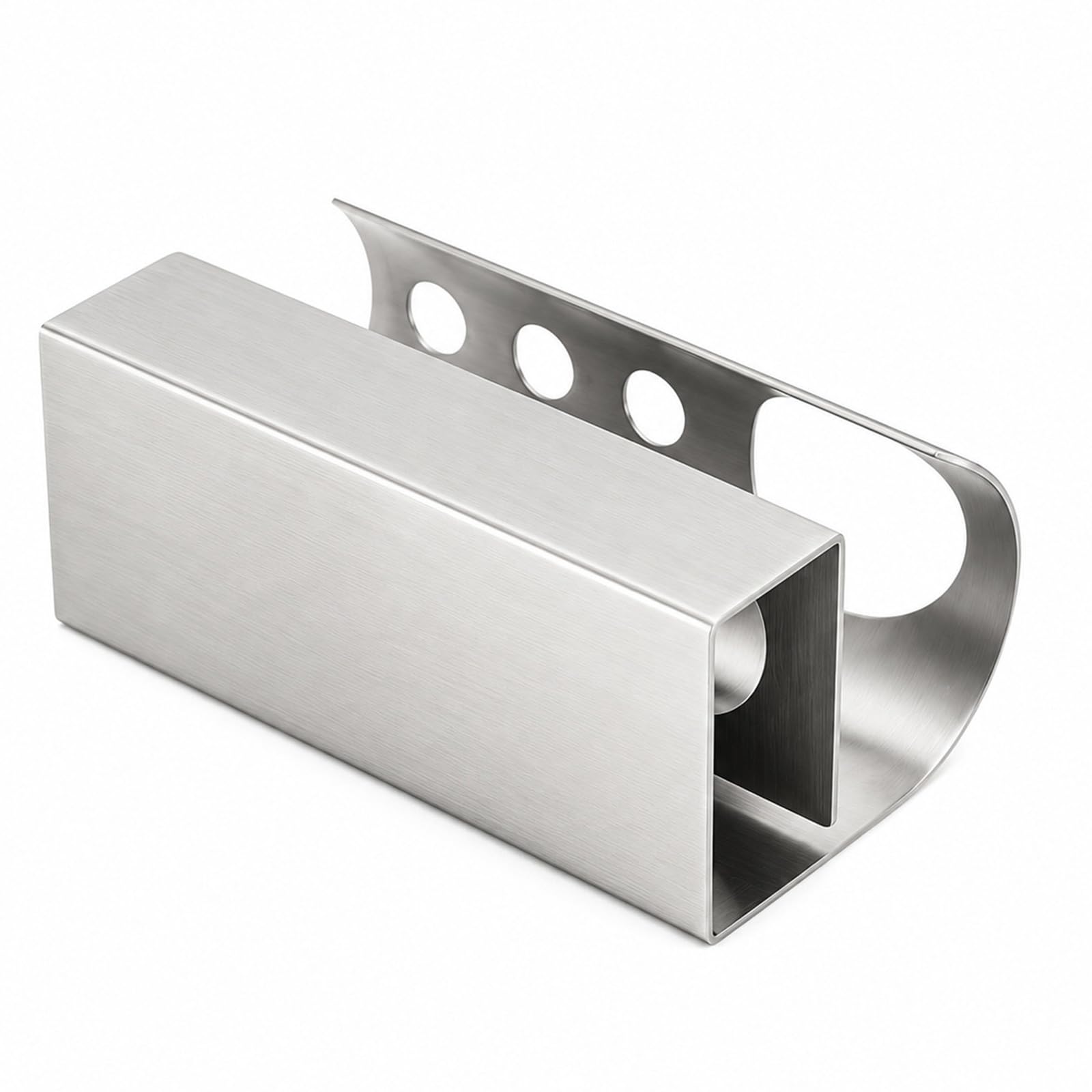 PANGBOER Toothbrush and Toothpaste Holder, Stainless Steel Countertop Rack with Open Bottom Drain Storage for Bathroom Sink and Vanity Areas Dorm Bathroom Tidy Sink Side Holder