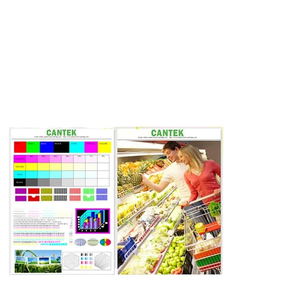 Polvo de Tóner de Recarga de Color Compatible con C227 C287 C367 Impresora Láser(2Black Toner)