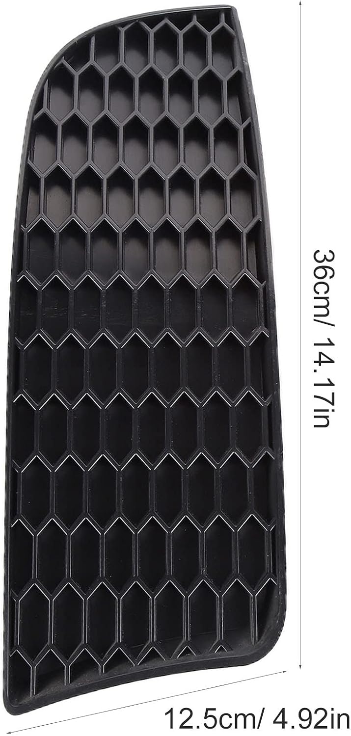 Aramox 2pcs Front Bumper Fog Light Grill Cover Left Right Front Fog Light Grill for M3 Fit for 3 Series E90 E91 E92 E93