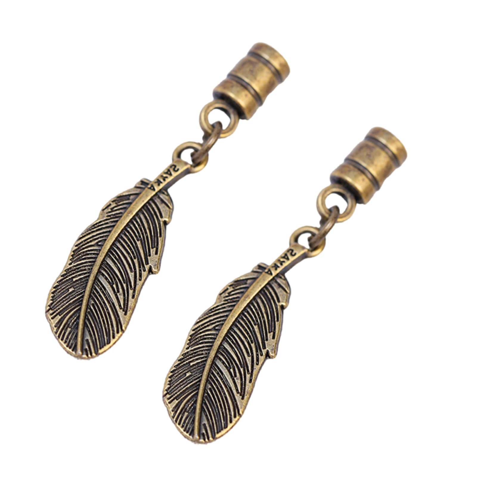 MICFENY Stylish Necktie Clasp Decoration Engraved Bronze Pendant For Formal And Casual Attire